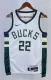 NBA Men 2023 Milwaukee Bucks White #22 MIDDLETON Jersey High Quality Name and Number Print