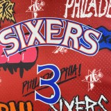 NBA Men 1996-97 Philadelphia 76ers Red #3 IVERSON Swingman Jersey