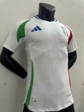 2024 Italy Away Soccer Jersey Player Version  1:1 Quality