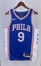NBA Men 2023 Philadelphia 76ers Blue #9 OUBRE JR. Swingman Jersey