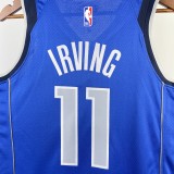 NBA Men 2023 Dallas Mavericks Blue #11 IRVING Jersey High Quality Name and Number Print