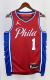 NBA Men 2023 Philadelphia 76ers Red #1 HARDEN Swingman Jersey