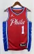NBA Men 2023 Philadelphia 76ers Red #1 HARDEN Swingman Jersey