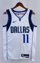 NBA Men 2023 Dallas Mavericks White #11 IRVING Jersey High Quality Name and Number Print