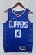 NBA Season 2023 Men Los Angeles Clippers Blue #13 GEORGE Jersey High Quality Name and Number Print