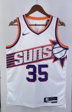 NBA Men 2024 Phoenix Suns White #35 DURANT Jersey High Quality Name and Number Print