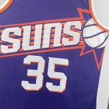 NBA Men 2024 Phoenix Suns Purple #35 DURANT Jersey High Quality Name and Number Print