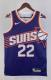 NBA Men 2024 Phoenix Suns Purple #22 AYTON Jersey High Quality Name and Number Print