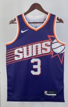 NBA Men 2024 Phoenix Suns Purple #3 BEAL Jersey High Quality Name and Number Print