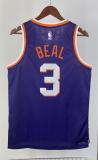 NBA Men 2024 Phoenix Suns Purple #3 BEAL Jersey High Quality Name and Number Print