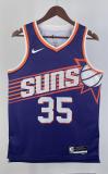 NBA Men 2024 Phoenix Suns Purple #35 DURANT Jersey High Quality Name and Number Print