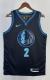 NBA Men Season 2023 Dallas Mavericks Black #2 IRVING Jersey High Quality Name and Number Print