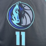 NBA Men Season 2023 Dallas Mavericks Black #11 IRVING Jersey High Quality Name and Number Print