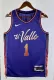 NBA Men 2024 Phoenix Suns Purple City Edition #1 BOOKER Jersey High Quality Name and Number Print