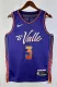 NBA Men 2024 Phoenix Suns Purple City Edition #3 BEAL Jersey High Quality Name and Number Print