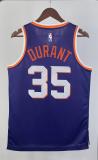 NBA Men 2024 Phoenix Suns Purple #35 DURANT Jersey High Quality Name and Number Print