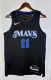 NBA  Season 2024 Dallas Mavericks Black #11 IRVING Jersey High Quality Name and Number Print