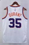 NBA Men 2024 Phoenix Suns White #35 DURANT Jersey High Quality Name and Number Print