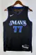 NBA  Season 2024 Dallas Mavericks Black #77 DONCIC Jersey High Quality Name and Number Print