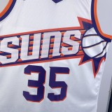 NBA Men 2024 Phoenix Suns White #35 DURANT Jersey High Quality Name and Number Print
