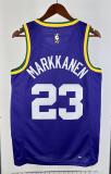 NBA 2024 Men Utah Jazz Purple #23 MARKKANEN Jersey High Quality Name and Number Print