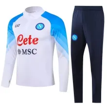 23/24 Napoli Kids White Sweater Tracksuit  Thai Quality