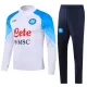 23/24 Napoli Kids White Sweater Tracksuit  Thai Quality