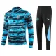 23/24 Al Nassr Kids Blue and Black Sweater Tracksuit  Thai Quality
