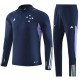 23/24 Cruzeiro Kids Dark Blue Sweater Tracksuit  Thai Quality
