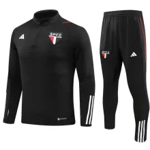 23/24 San Paulo Kids Black Sweater Tracksuit Thai Quality