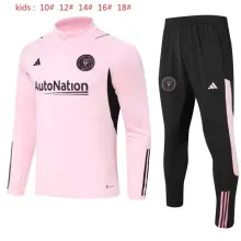 23/24 Inter Miami Kids Pink Sweater Tracksuit Thai Quality