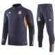 23/24 Real Madrid Kids Dark Blue Sweater Tracksuit Thai Quality