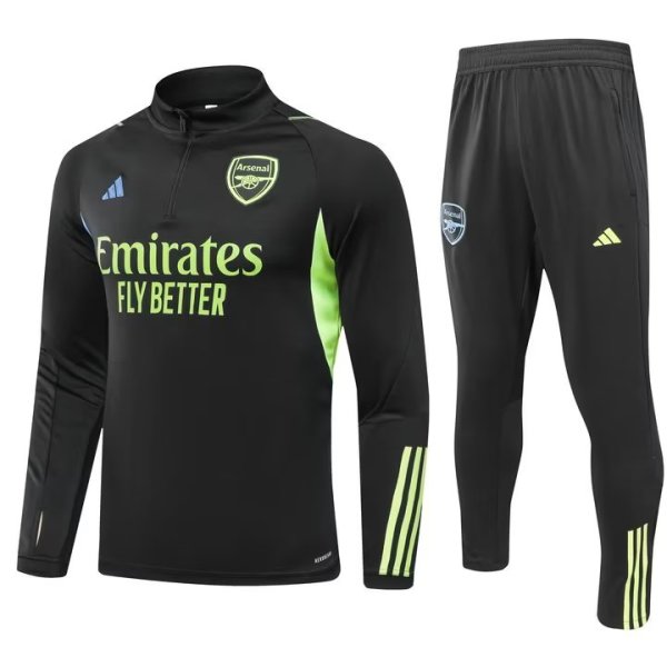 23/24 Arsenal Kids Black Sweater Tracksuit Thai Quality