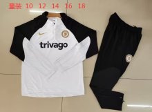 23/24 Chelsea Kids White Sweater Tracksuit Thai Quality