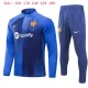 23/24 Barcelona Kids Blue Sweater Tracksuit Thai Quality