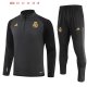 23/24 Real Madrid Kids Black Sweater Tracksuit Thai Quality