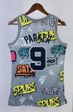 NBA Men 02-03 San Antonio Spurs Grey Retro #9 PARKER Swingman Jersey