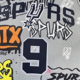 NBA Men 02-03 San Antonio Spurs Grey Retro #9 PARKER Swingman Jersey
