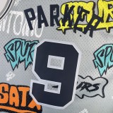 NBA Men 02-03 San Antonio Spurs Grey Retro #9 PARKER Swingman Jersey