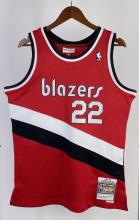 NBA 1983-84 Portland Trail Blazers Retro Red #22 DREXLER Jersey High Quality Name and Number Print
