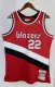 NBA 1983-84 Portland Trail Blazers Retro Red #22 DREXLER Jersey High Quality Name and Number Print