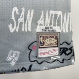 NBA Men 02-03 San Antonio Spurs Grey Retro #9 PARKER Swingman Jersey