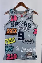 NBA Men 02-03 San Antonio Spurs Grey Retro #9 PARKER Swingman Jersey