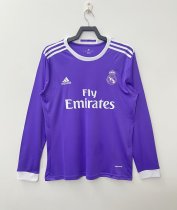 16/17 Real Madrid Home Retro Jersey Long Sleeve