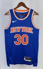 NBA Men 2023 New York Knicks Blue #30 RANDLE Jersey High Quality Name and Number Print