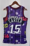 NBA Men Season 1998-99 Toronto Raptors Retro Purple #15 CARTER Swingman Jersey