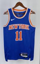 NBA Men 2023 New York Knicks Blue #11 BRUNSON Jersey High Quality Name and Number Print