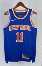 NBA Men 2023 New York Knicks Blue #11 BRUNSON Jersey High Quality Name and Number Print