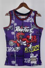 NBA Men Season 1998-99 Toronto Raptors Retro Purple #1 McGRADY Swingman Jersey