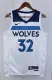 NBA Men 2023 Minnesota Timberwolves White #32 TOWNS Jersey High Quality Name and Number Print